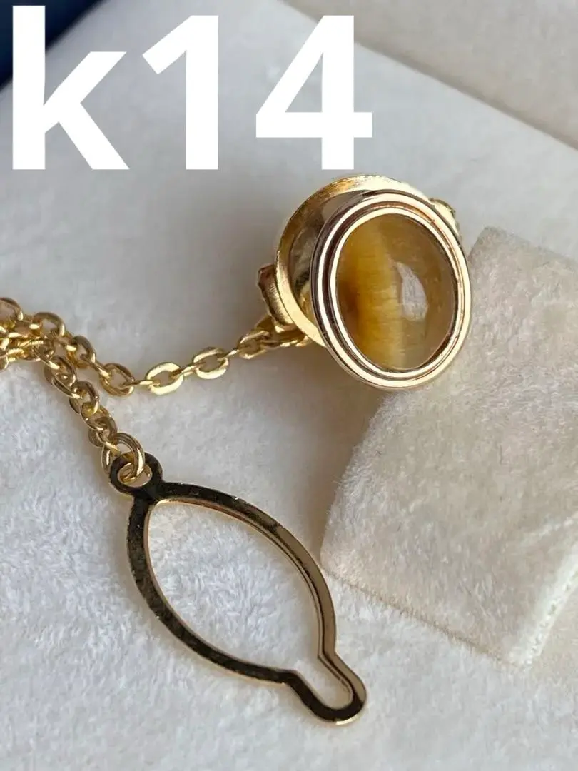 14k カフス タイタック金属製カフリンクス 4g チェーン付き