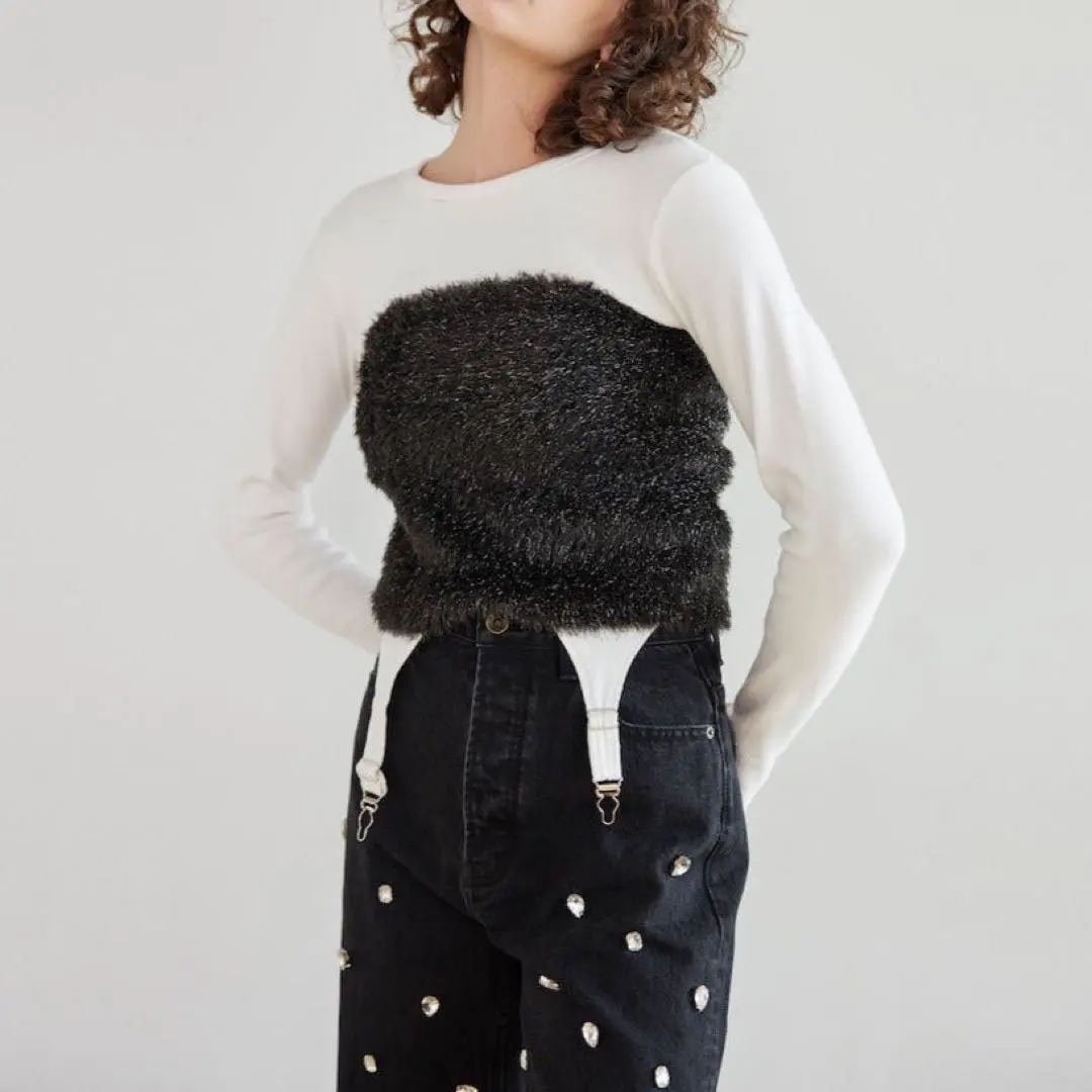 未開封 Searoomlyn リブベアトップ searoomlynn ウエストShapeパッドin