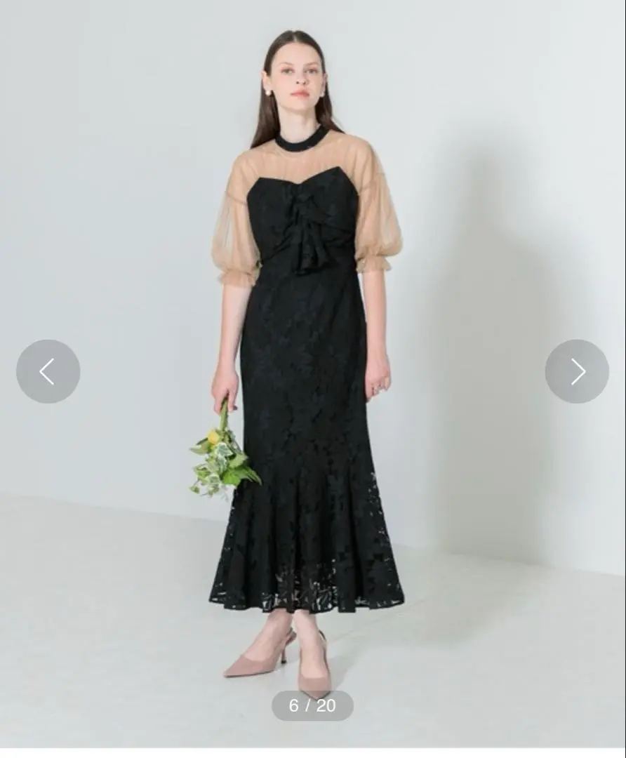 2026年最新】leja ドレス 異素材シアー刺繍レースの人気アイテム