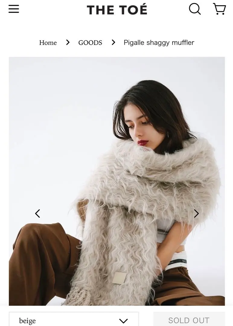 2026年最新】pigalle shaggy mufflerの人気アイテム - メルカリ