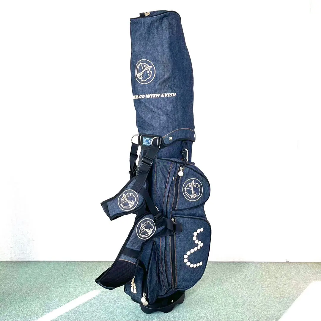 超貴重エヴィスCI BUFF デニム ゴルフキャディバッグ新品