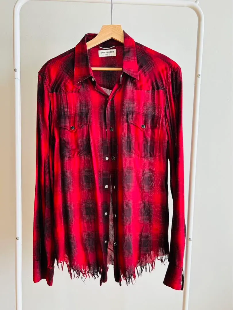 2026年最新】サンローラン チェックシャツ 16ssの人気アイテム - メルカリ