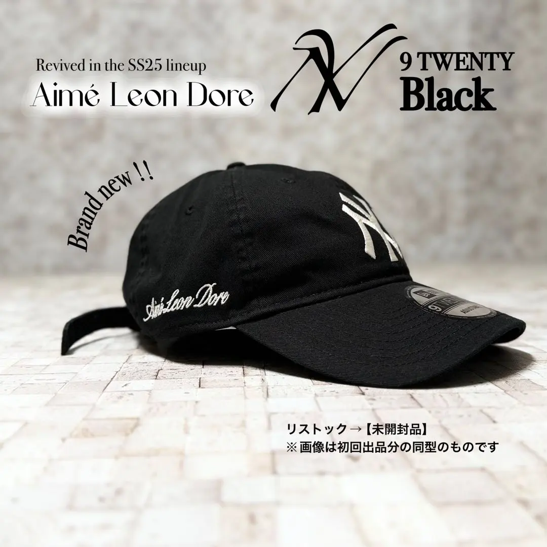 2026年最新】AIME LEON DORE カラー：ブラック系 ベースボールキャップ