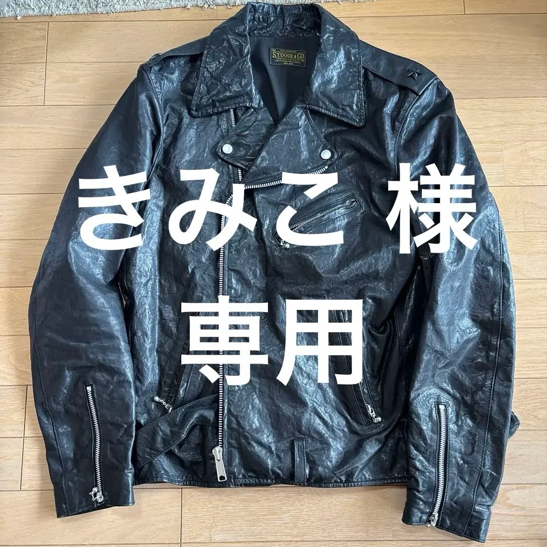 2026年最新】stooge＆co レザージャケットの人気アイテム - メルカリ