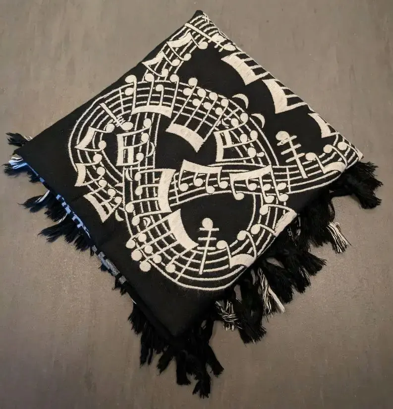 ナンバーナイン 音符ストールマフラー