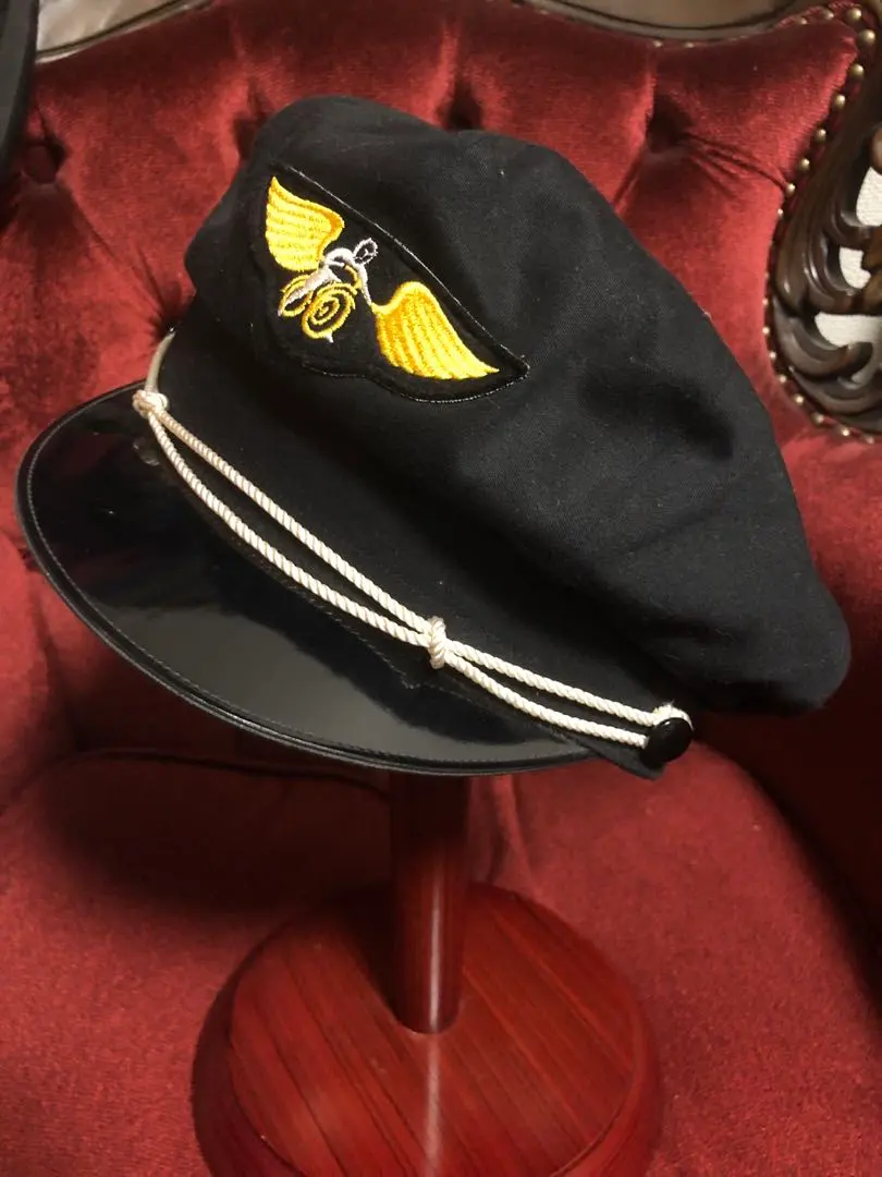 BUCO warp&woof 黒 キャスケット モーターサイクルキャップ