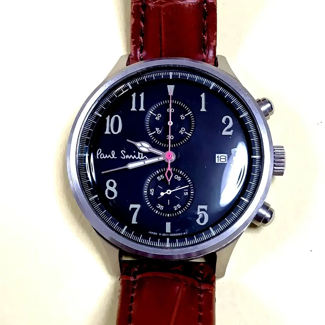 2026年最新】Paul Smith ポールスミス 腕時計 メンズ クロノグラフ 革