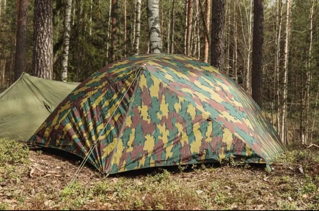 軍放出品】ベルギー軍幕 M1999 フライシートリペア済ジグソーカモ