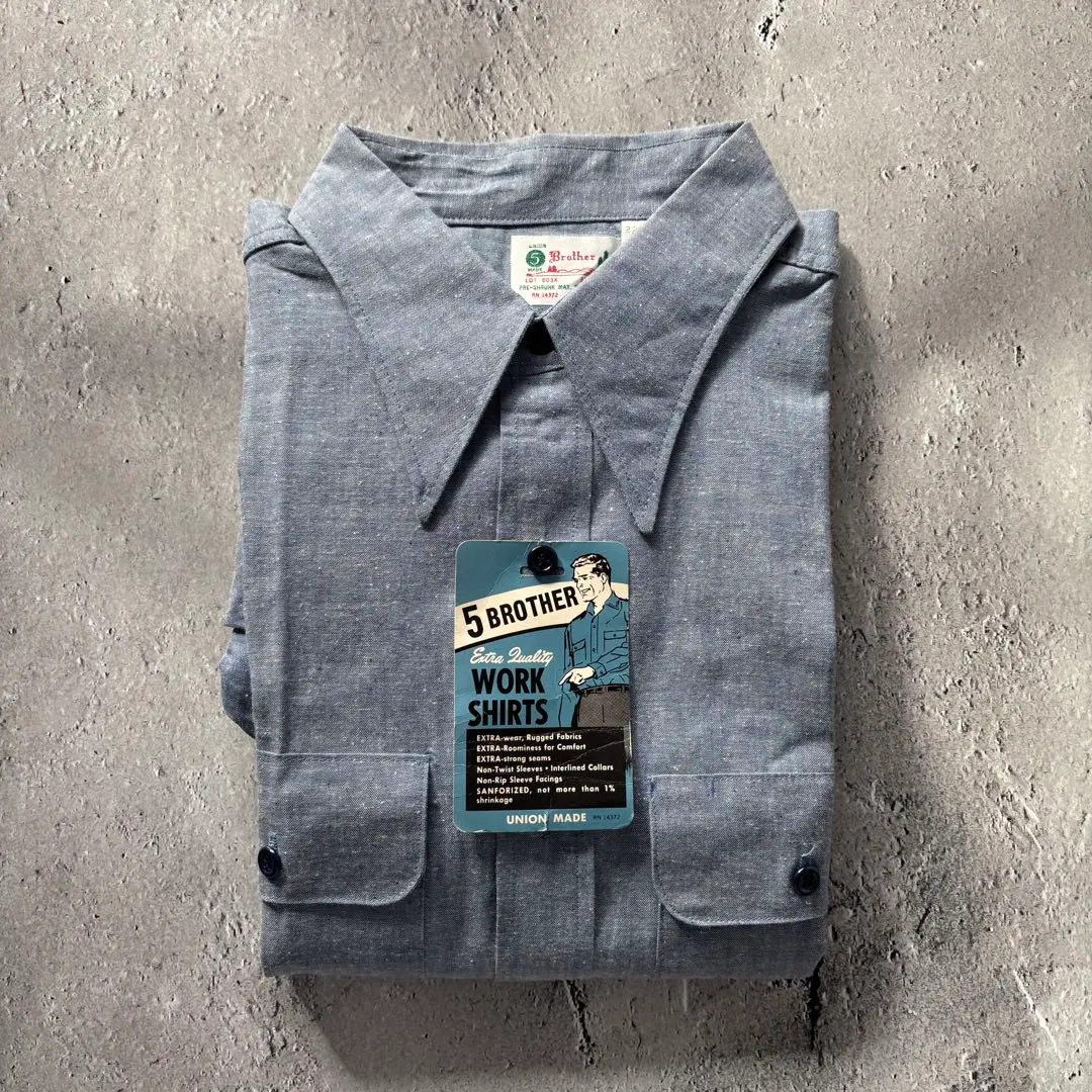 2026年最新】FIVE BROTHER シャツ シャンブレーの人気アイテム - メルカリ
