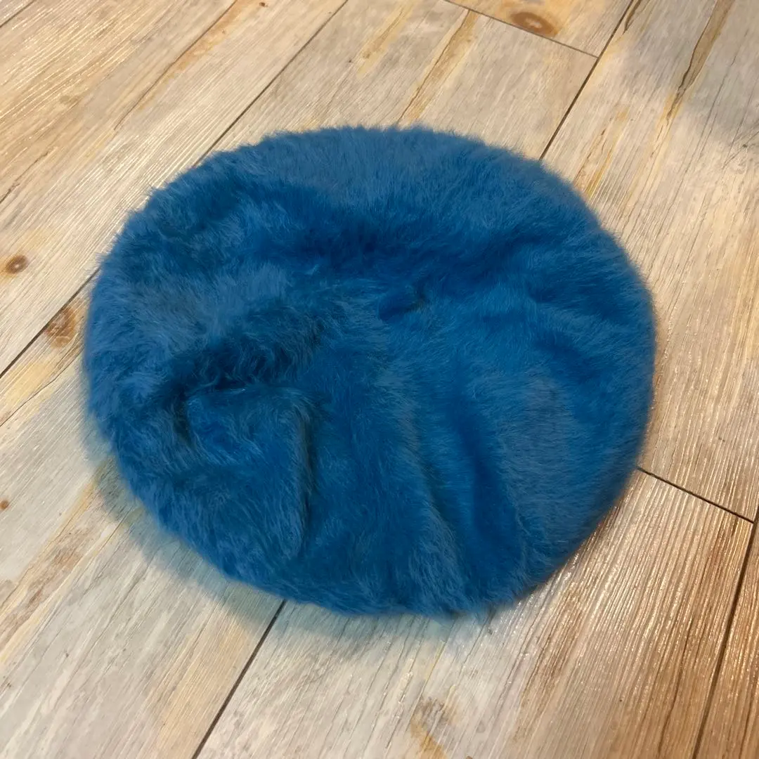 新品】フランス製SONIA RYKIELヴィンテージBIG高級ベルベットベレー