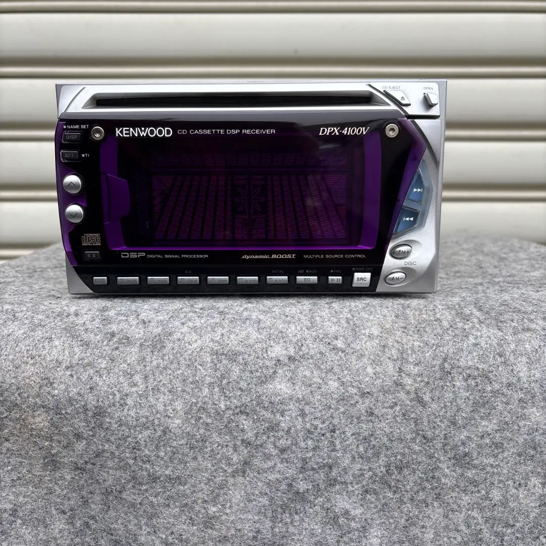 256 動作良好 ケンウッド CDカセット DPX-4100V 電源コードあり