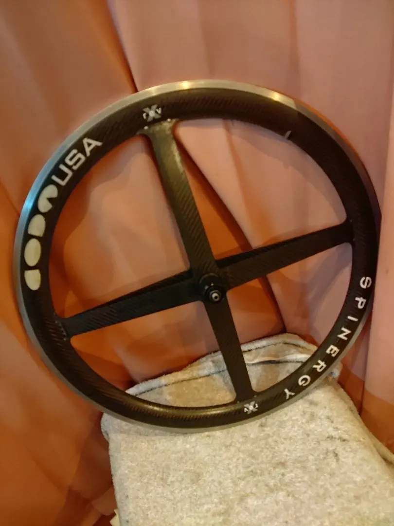 フロントのみフルメンテ済SPINERGY REV-X 650C クリンチャー