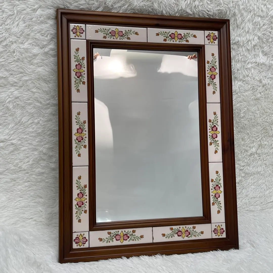 h*1様 スペイン 最高級 金彩象嵌細工ウォールミラー 壁掛けミラー/壁掛け鏡