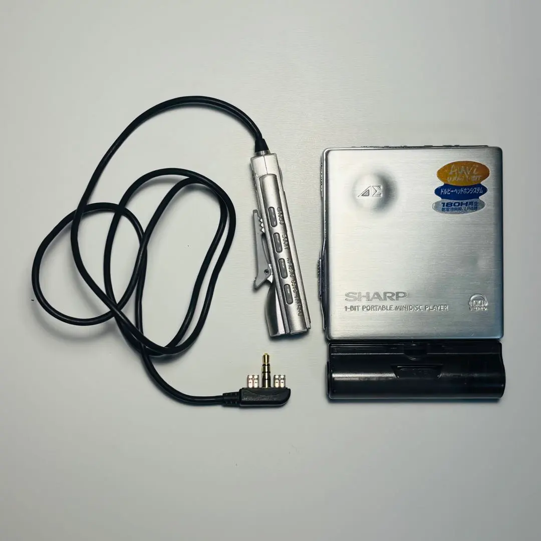 動作品 SHARP MD-DS9 MDプレーヤー シャープ シルバー リモコン付 2026