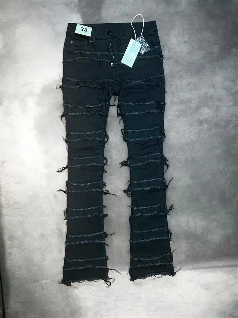 2026年最新】mnml デニムカラー：ブラック ブーツカットデニム・フレア