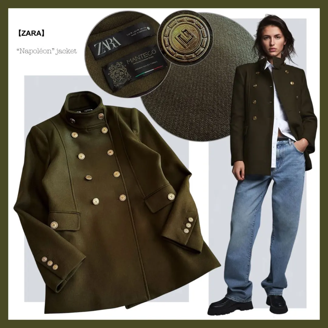 2026年最新】zara ナポレオンジャケットの人気アイテム - メルカリ