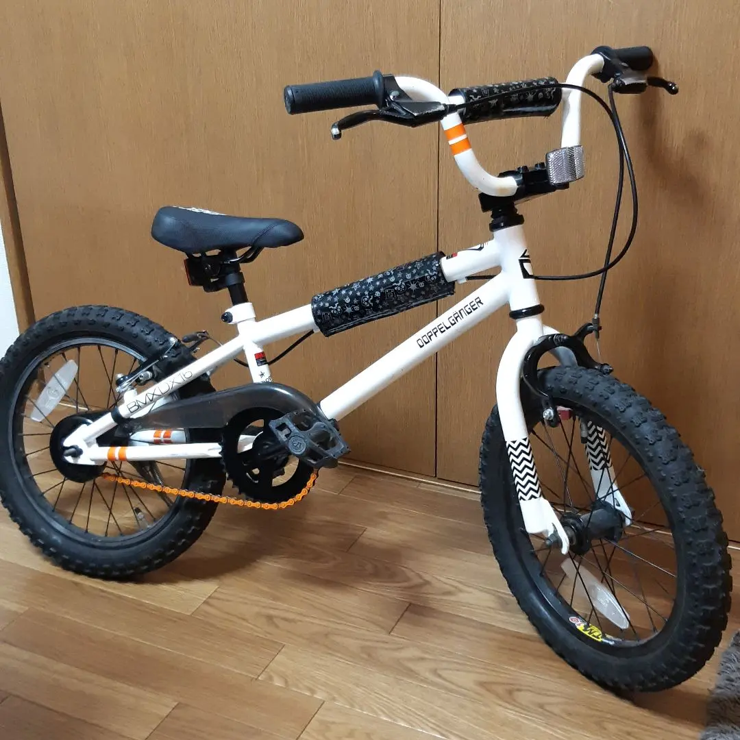 キッズ用BMXドッペルギャンガー16インチシルバーメッキ