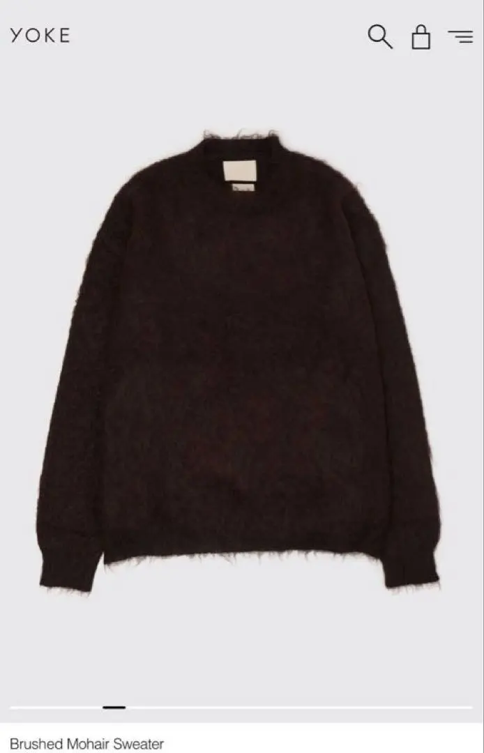 2026年最新】YOKe brushed mohairの人気アイテム - メルカリ