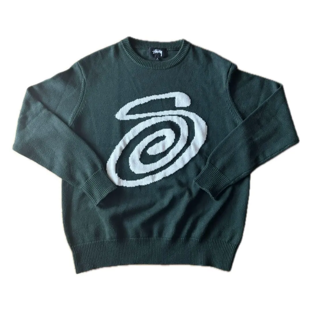2026年最新】stussy curly s sweater greenの人気アイテム - メルカリ