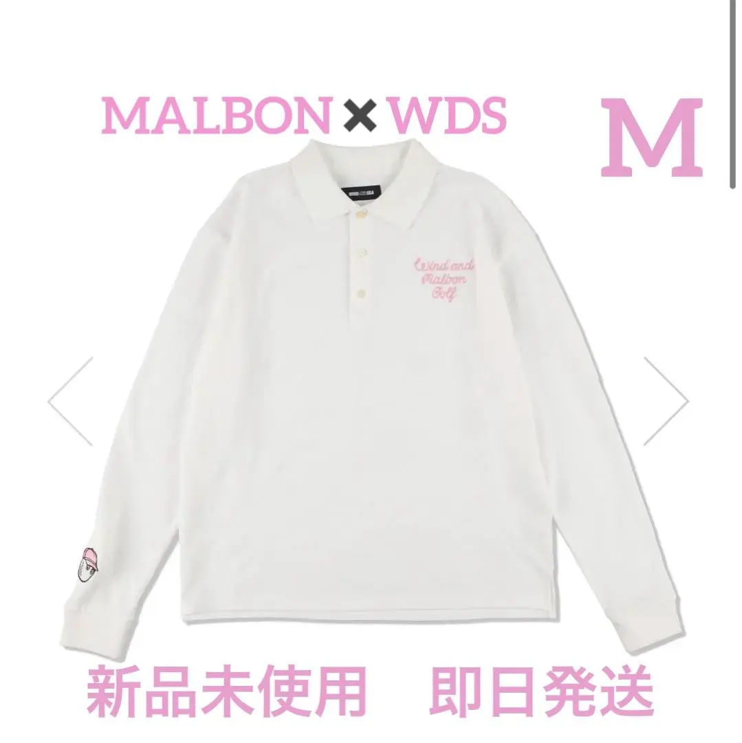 MALBON X WDS POLO / White 長袖Polo衫全新未使用‐ Mercari 日本最大