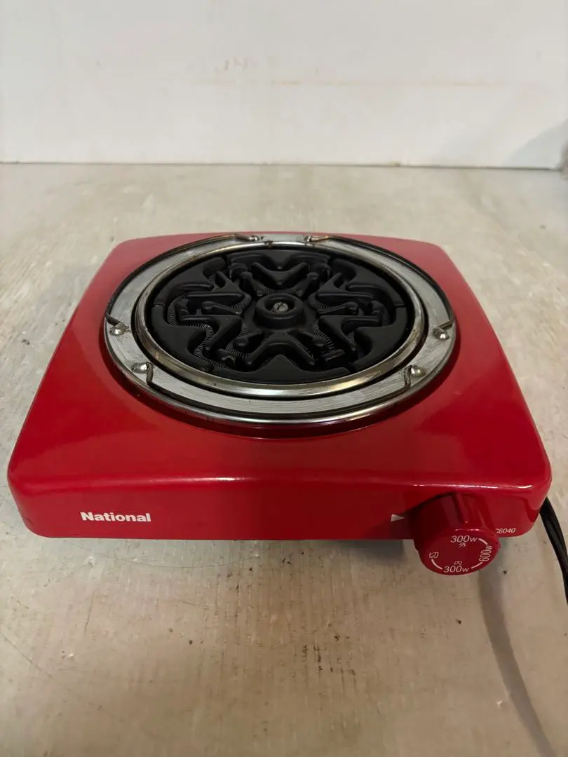 昭和レトロ】美品 ナショナル 600W 丸型コンロ NK-672 Yahoo
