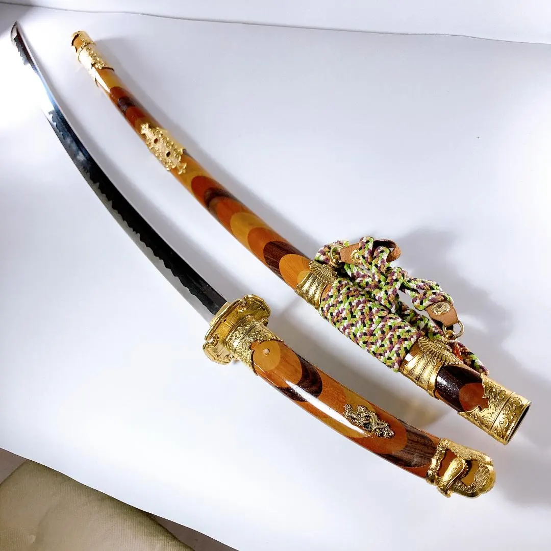 模造刀 太刀 陣太刀 糸巻太刀 金塗り鞘 全長105cm 25H11 2025年最新】