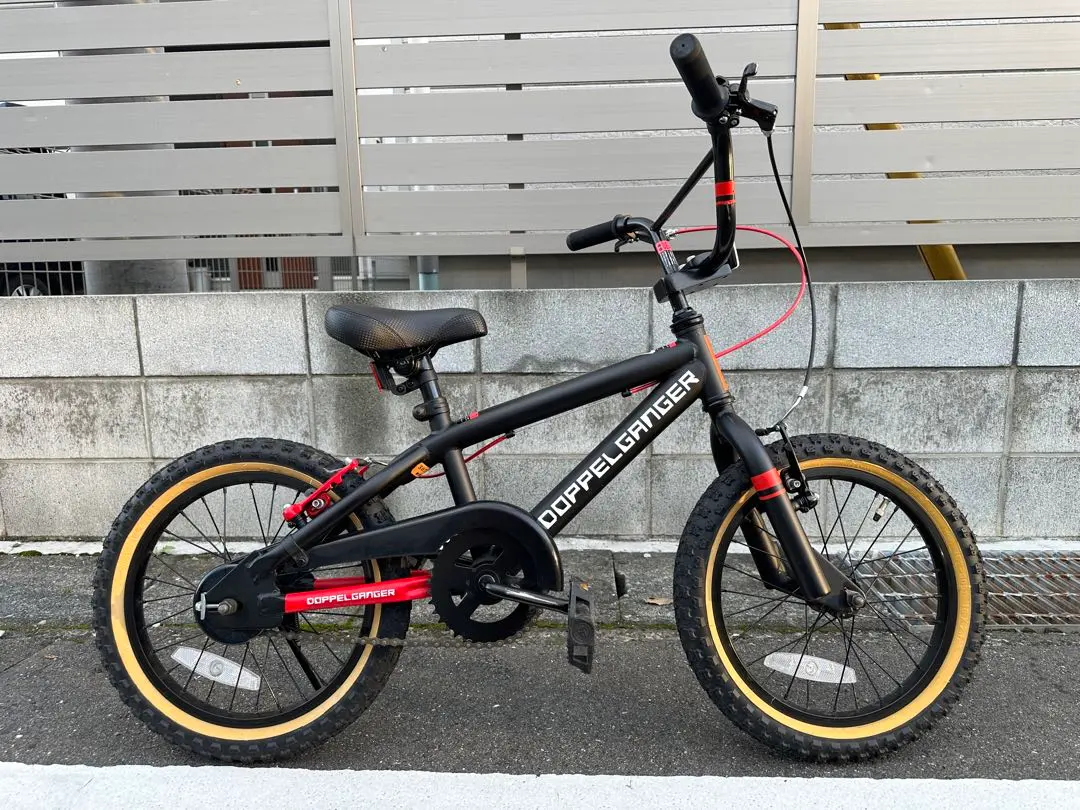 キッズ用BMXドッペルギャンガー16インチシルバーメッキ