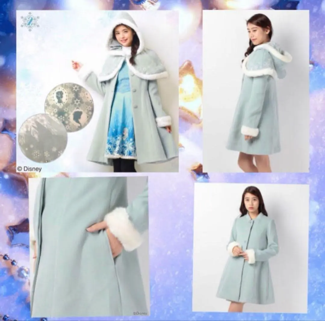 シークレットハニーラップドインリボンコート アリエルVer.ケープコート