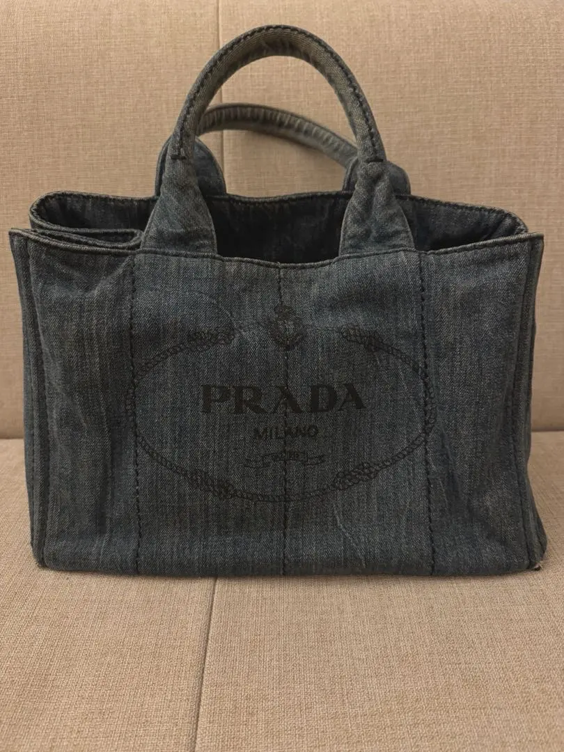 2026年最新】プラダ カナパ デニム Lサイズの人気アイテム - メルカリ