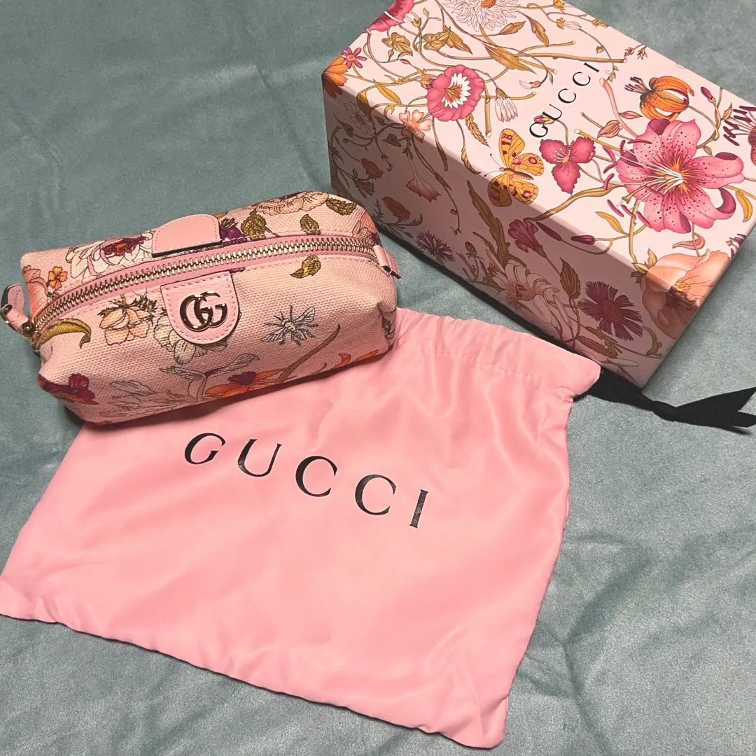 2026年最新】gucci ポーチ フローラの人気アイテム - メルカリ