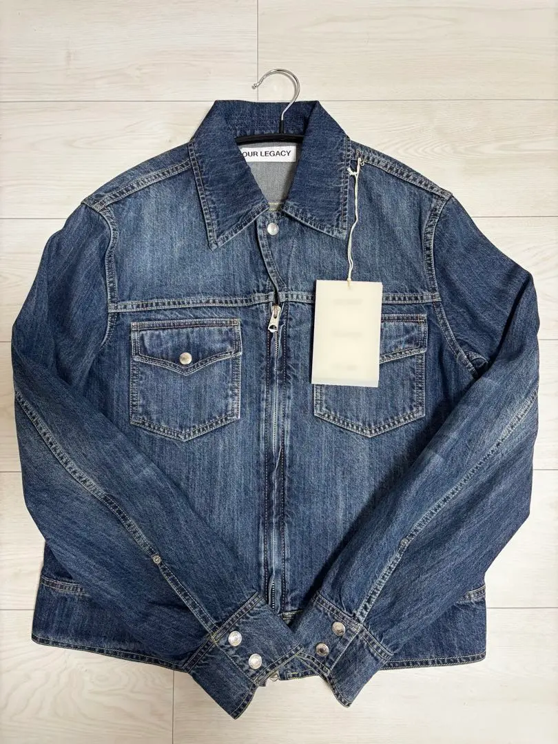 46 23ssOUR LEGACY デニムジャケット 46 23ssOUR LEGACY ワックス加工