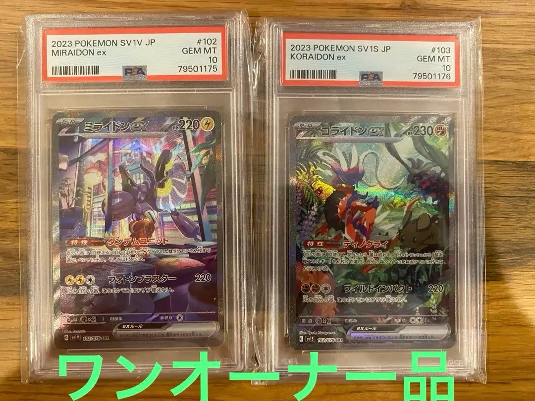 2026年最新】ミライドン sar psa10 連番の人気アイテム - メルカリ
