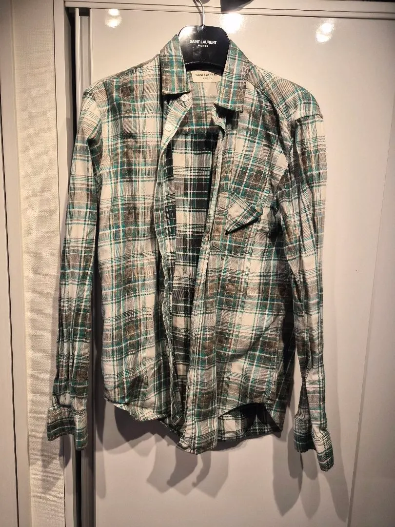 2026年最新】サンローラン チェックシャツ 16ssの人気アイテム - メルカリ