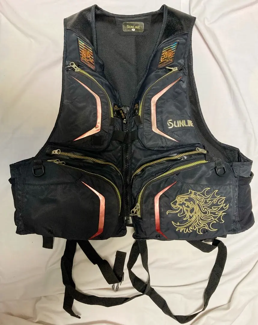 サンライン スペシャリストモデルSTL-190 ブラック×ゴールド Mサイズ