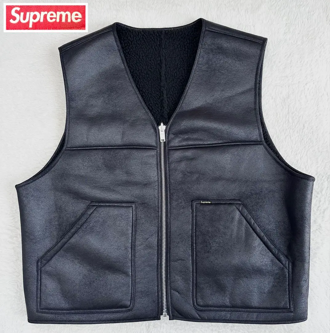 2026年最新】supreme Reversible Faux Shearling Vestの人気アイテム