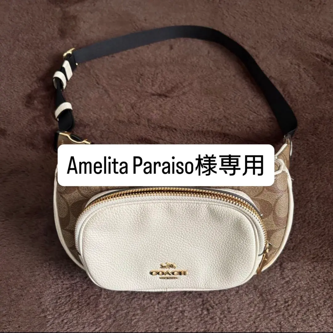2026年最新】COACH カラー：ホワイト系 ボディバッグ・ウエストポーチ