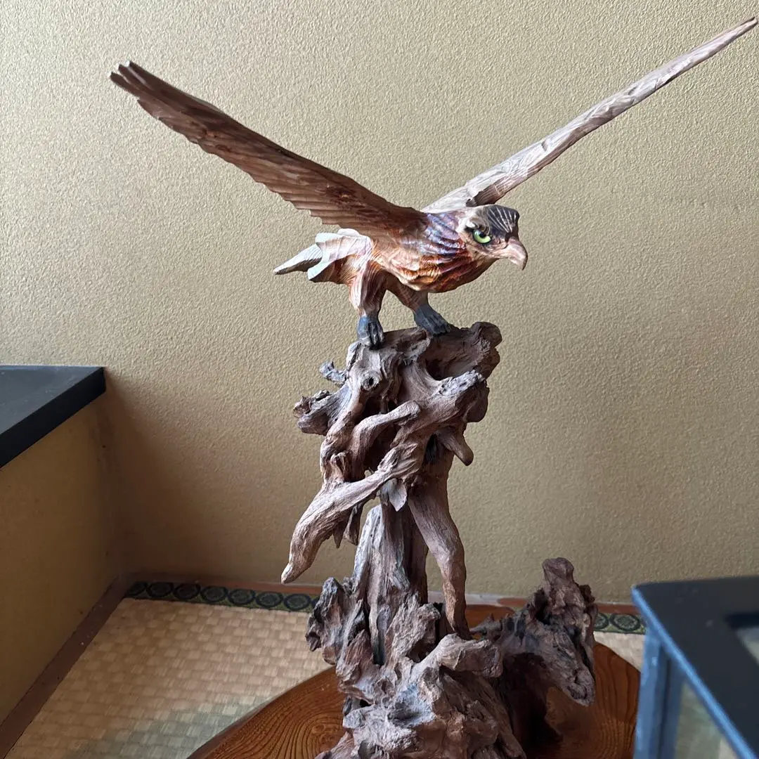 2026年最新】木彫り 鷹の人気アイテム - メルカリ