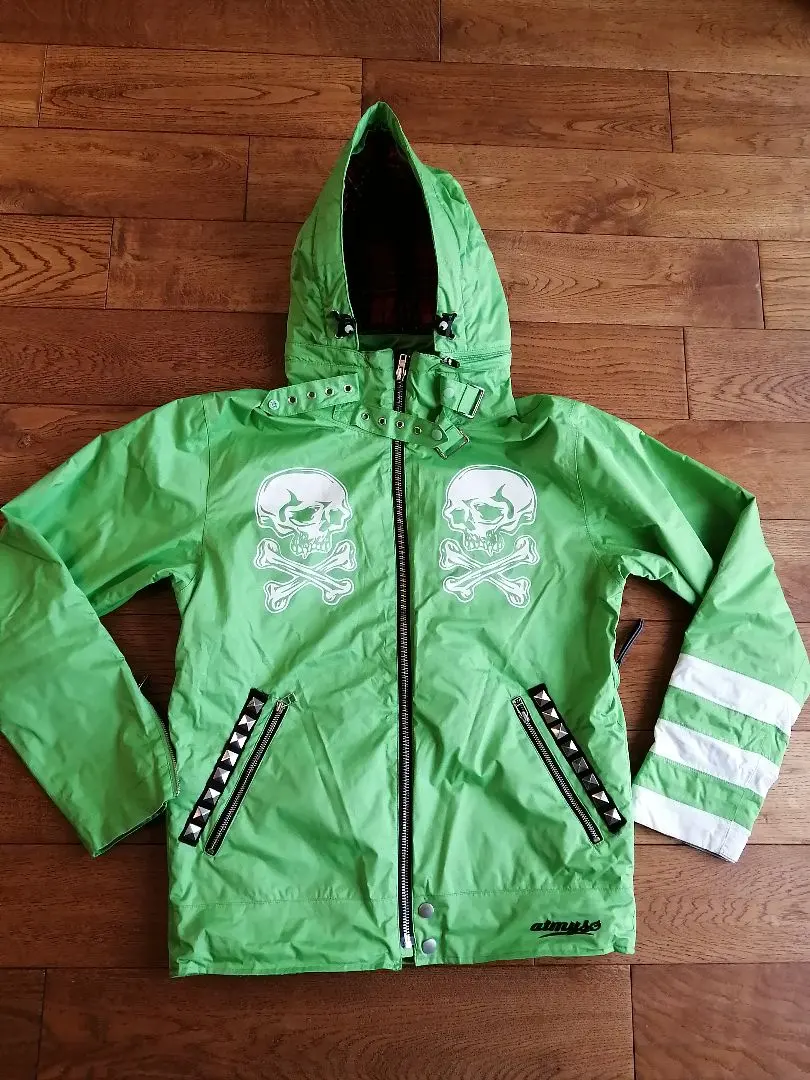 atmys アトマイズ アナーキー スノーボードウェア パンツM 緑 2025年