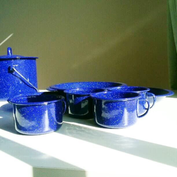 JOYLIFE】CAMP用ホーロー食器セット(11pcs)