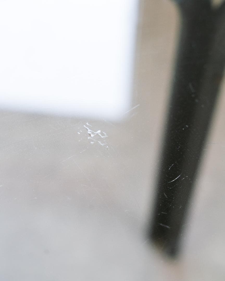 アイアンフレーム コーヒー ローテーブル ガラストップ 昭和レトロ モダン