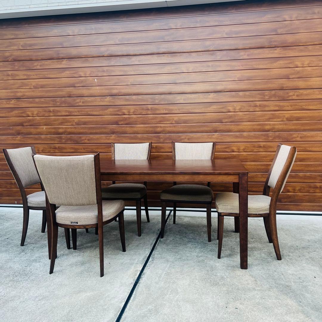 美品 カリモク ダイニングチェア CT7355 ウォールナット 5 - メルカリ