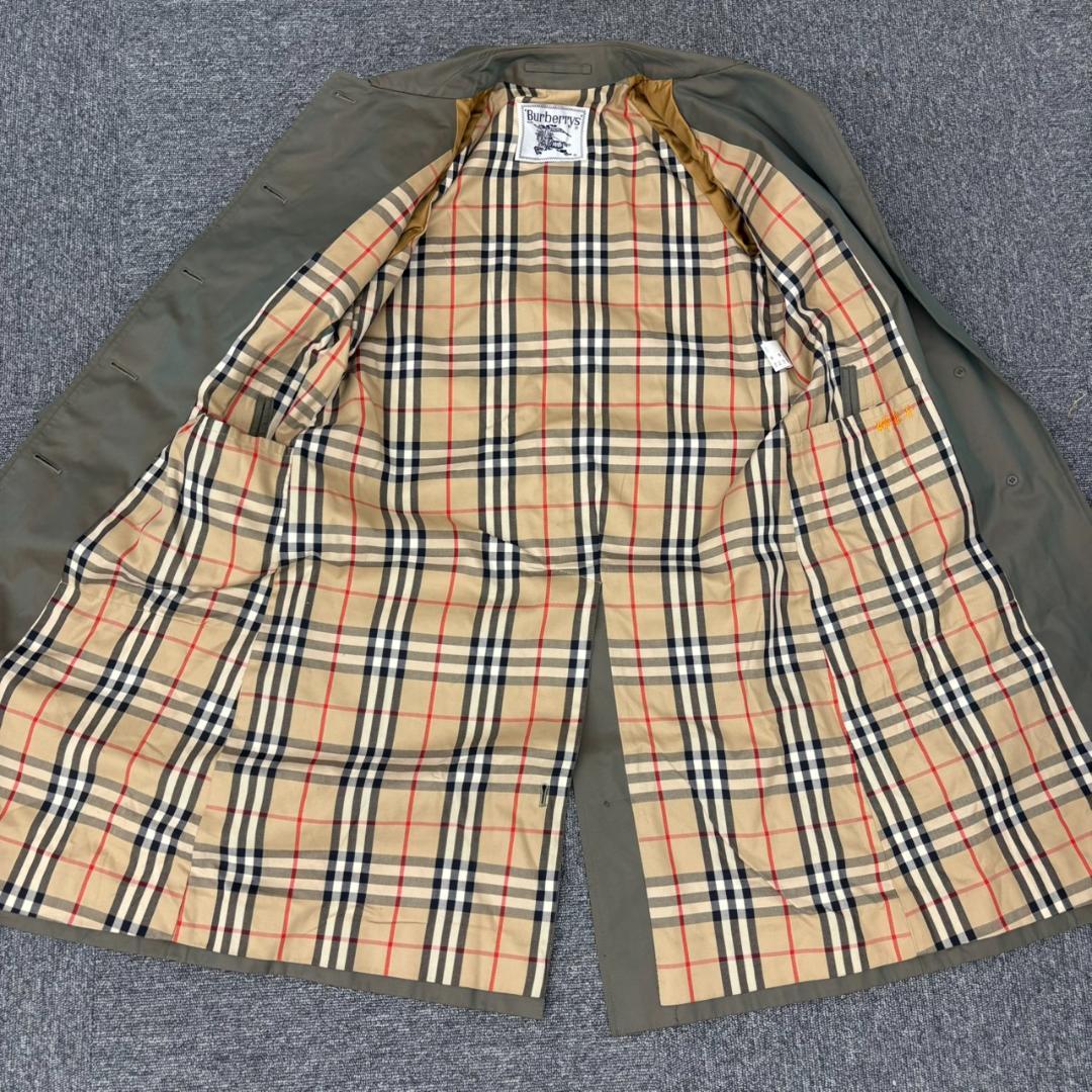 A8.BURBERRY バーバリー ステンカラーコート 玉虫 カーキ 7A - メルカリ