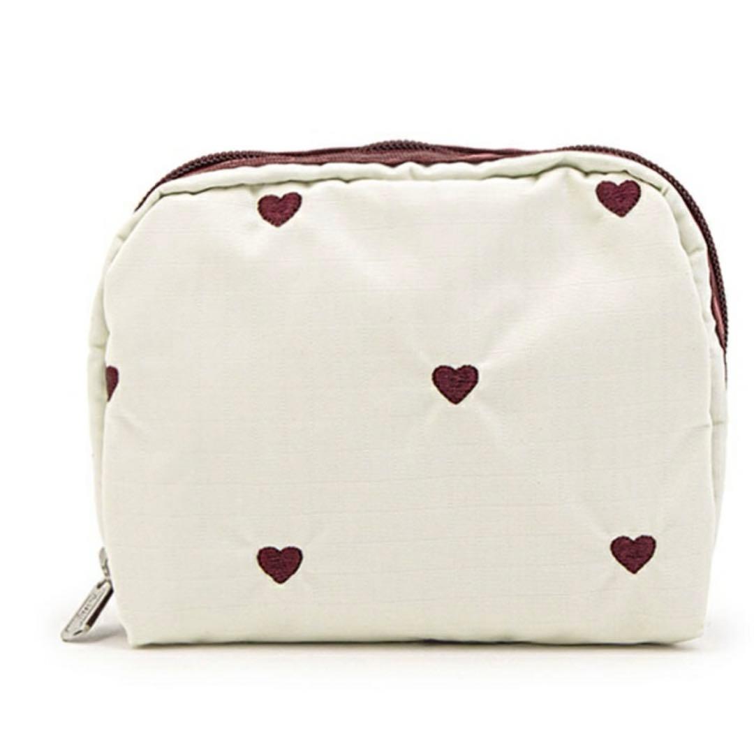 新品未使用】レスポートサック ベリーハートエンブロイダリー ポーチ