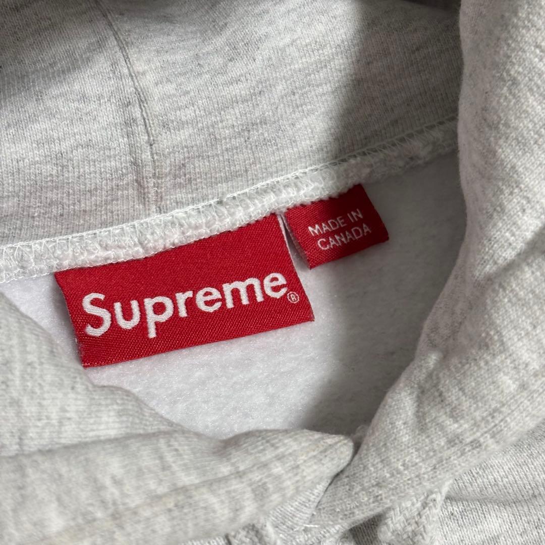 Y*️様 Supreme ワールドワイドフーデッド グレー パーカー 23SS