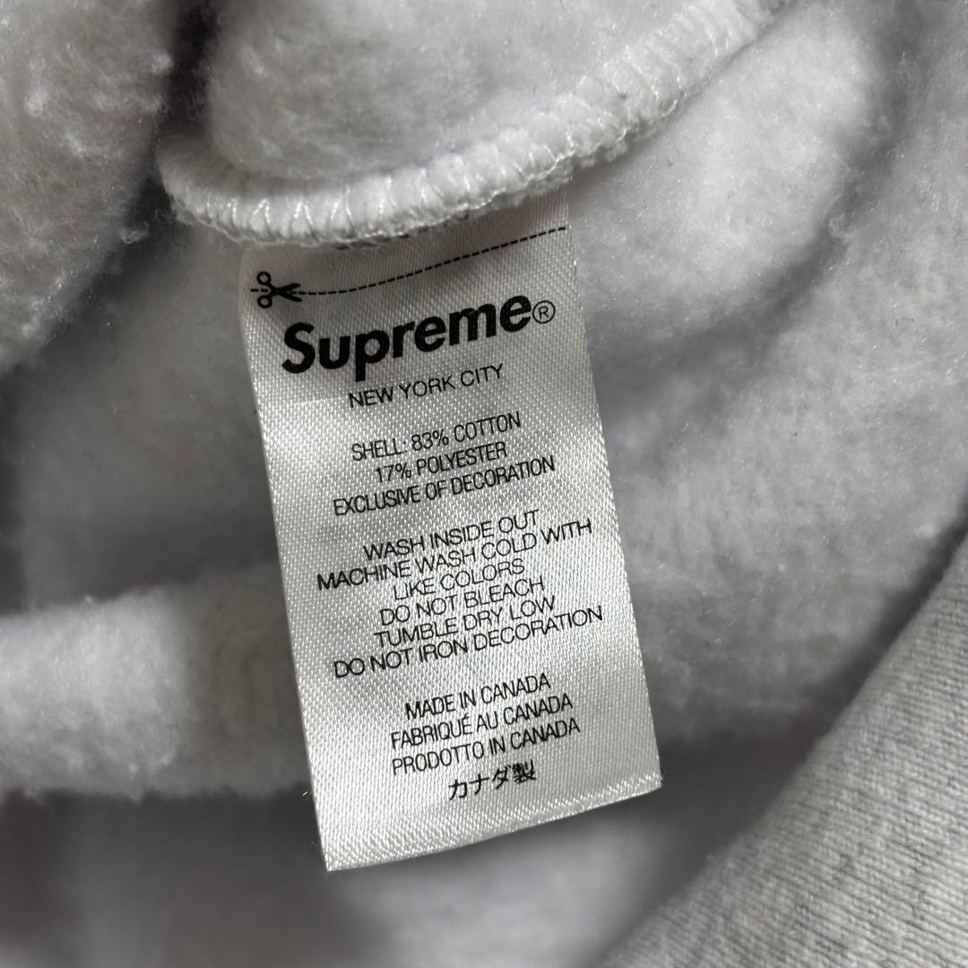 Y*️様 Supreme ワールドワイドフーデッド グレー パーカー 23SS