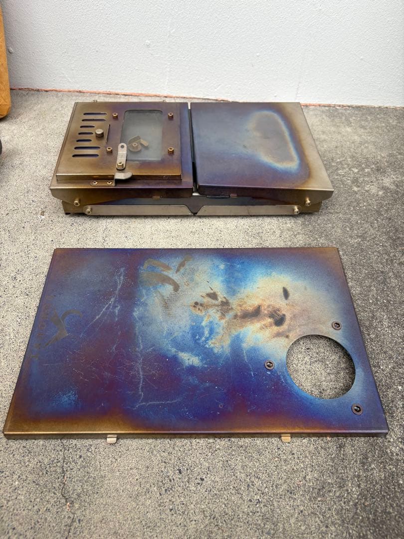 tomount チタン折りたたみ薪ストーブ