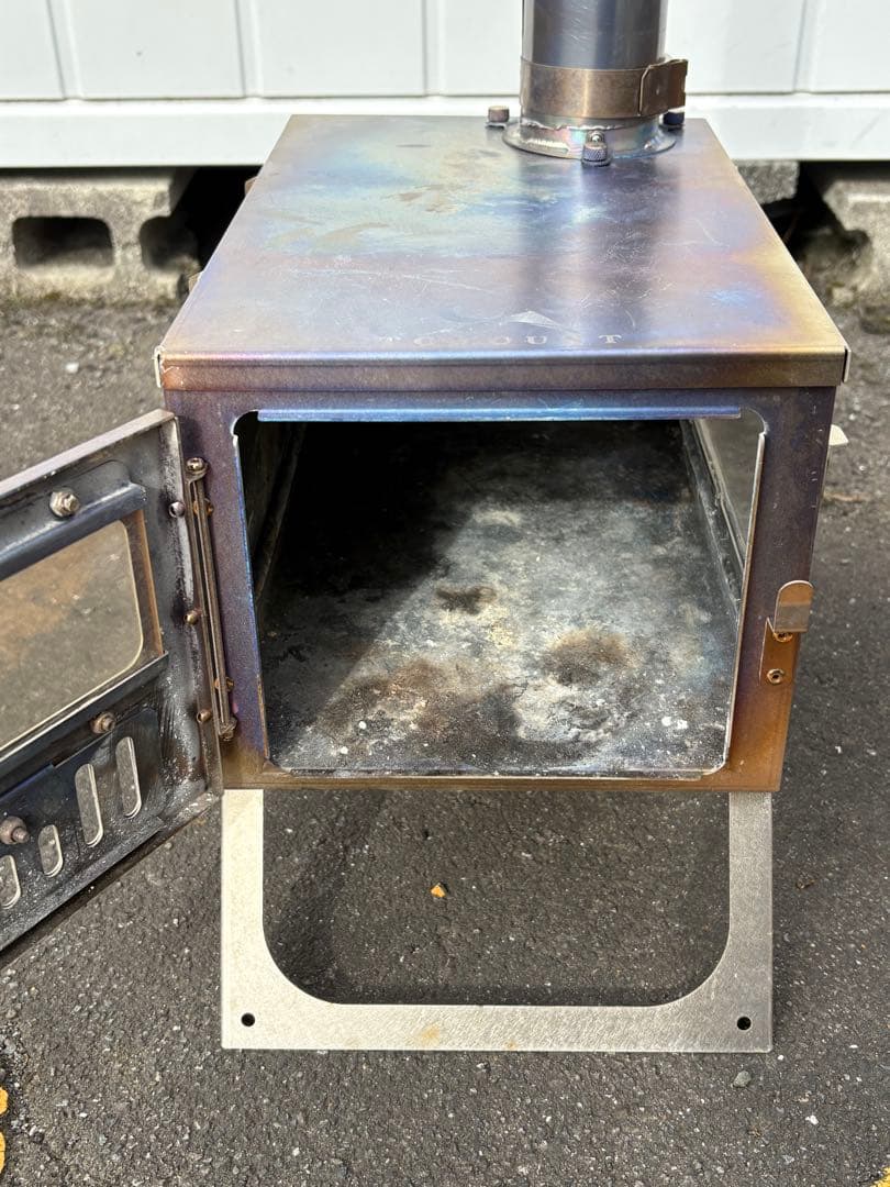 tomount チタン折りたたみ薪ストーブ