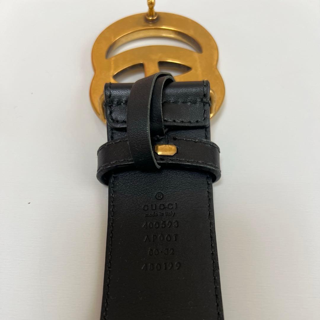 【値下げ】【大人気】GUCCI グッチ　バックル付きレザーベルト
