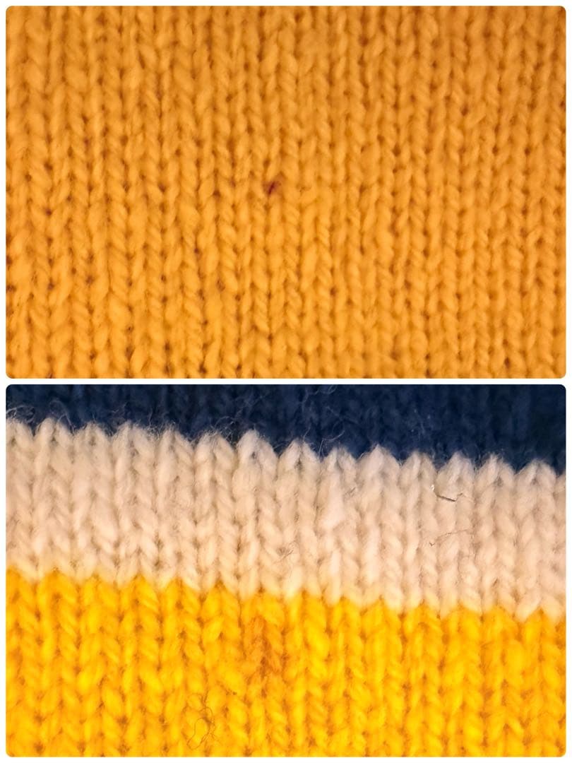 【底値】GUCCI ロゴ編みストライプセーター