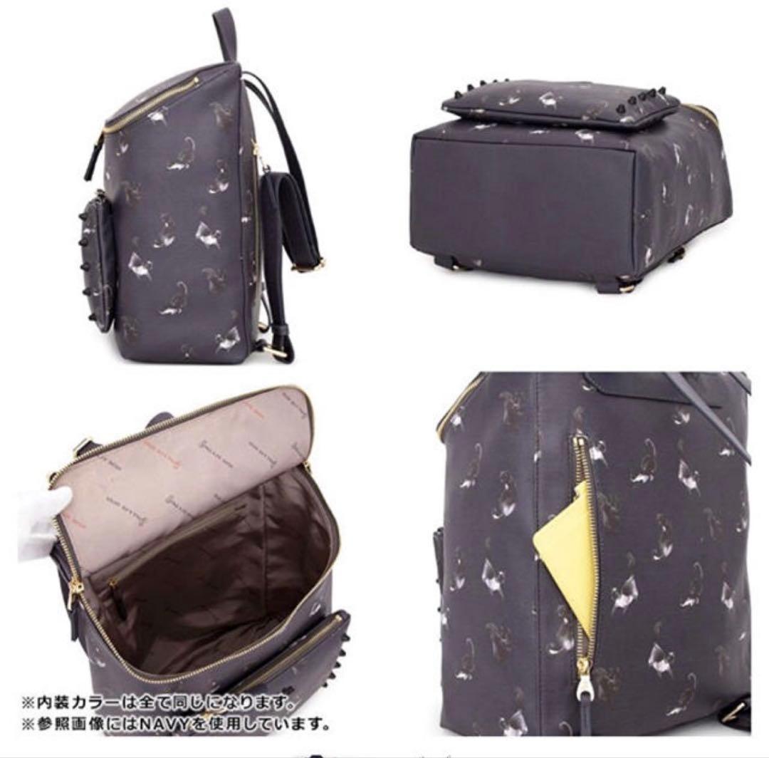 ポール&ジョー　リュック　ネイビー　水墨画